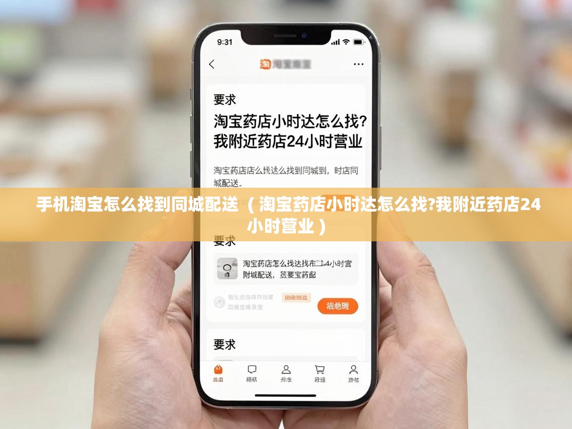  手机淘宝怎么找到同城配送  ( 淘宝药店小时达怎么找?我附近药店24小时营业 )