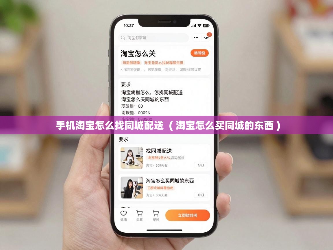  手机淘宝怎么找同城配送  ( 淘宝怎么买同城的东西 )