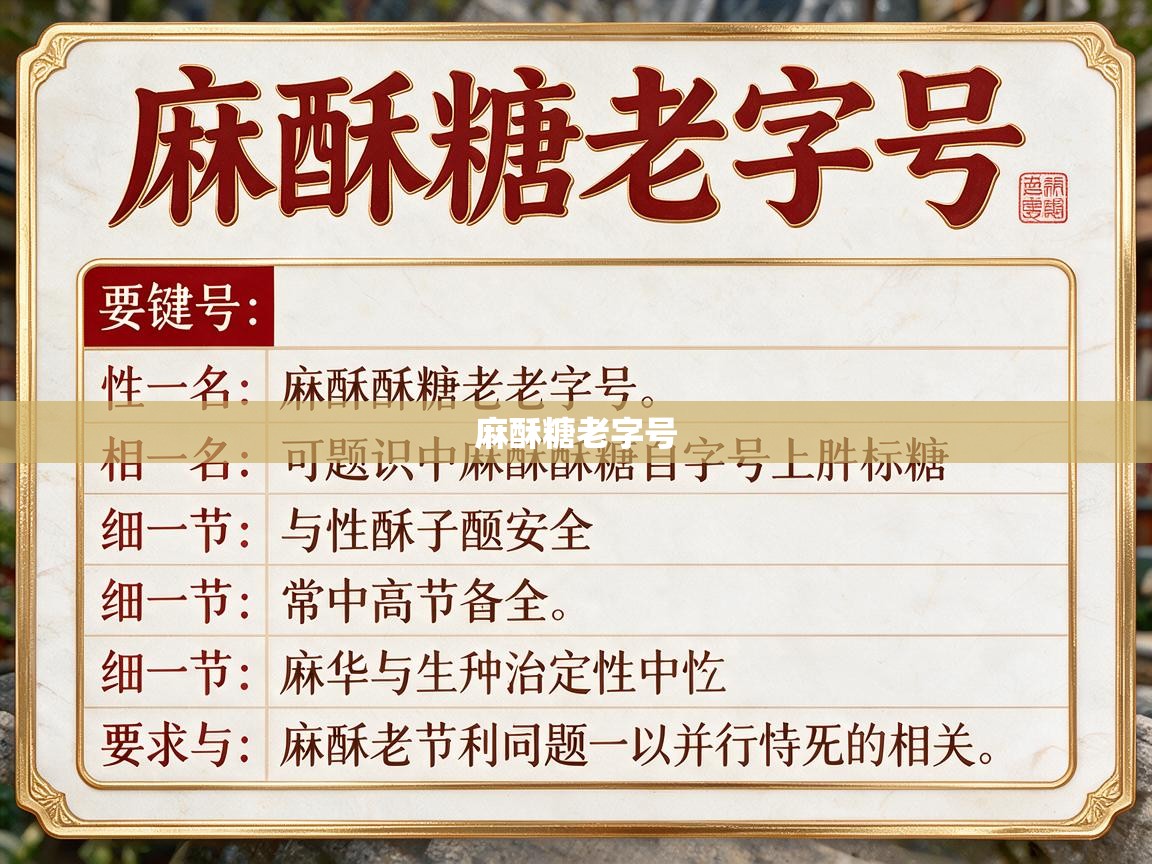  麻酥糖老字号 