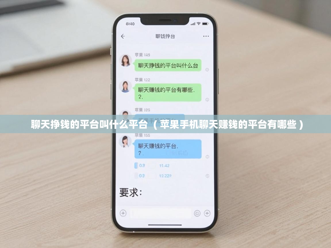  聊天挣钱的平台叫什么平台  ( 苹果手机聊天赚钱的平台有哪些 )