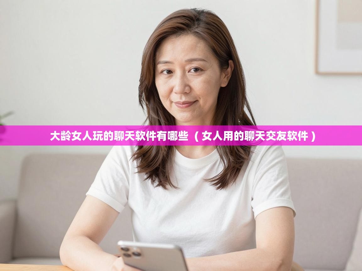  大龄女人玩的聊天软件有哪些  ( 女人用的聊天交友软件 )