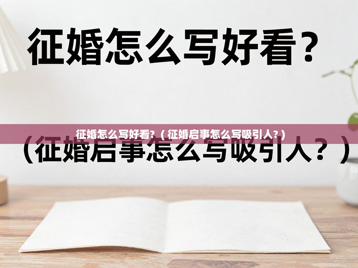  征婚怎么写好看?  ( 征婚启事怎么写吸引人? )