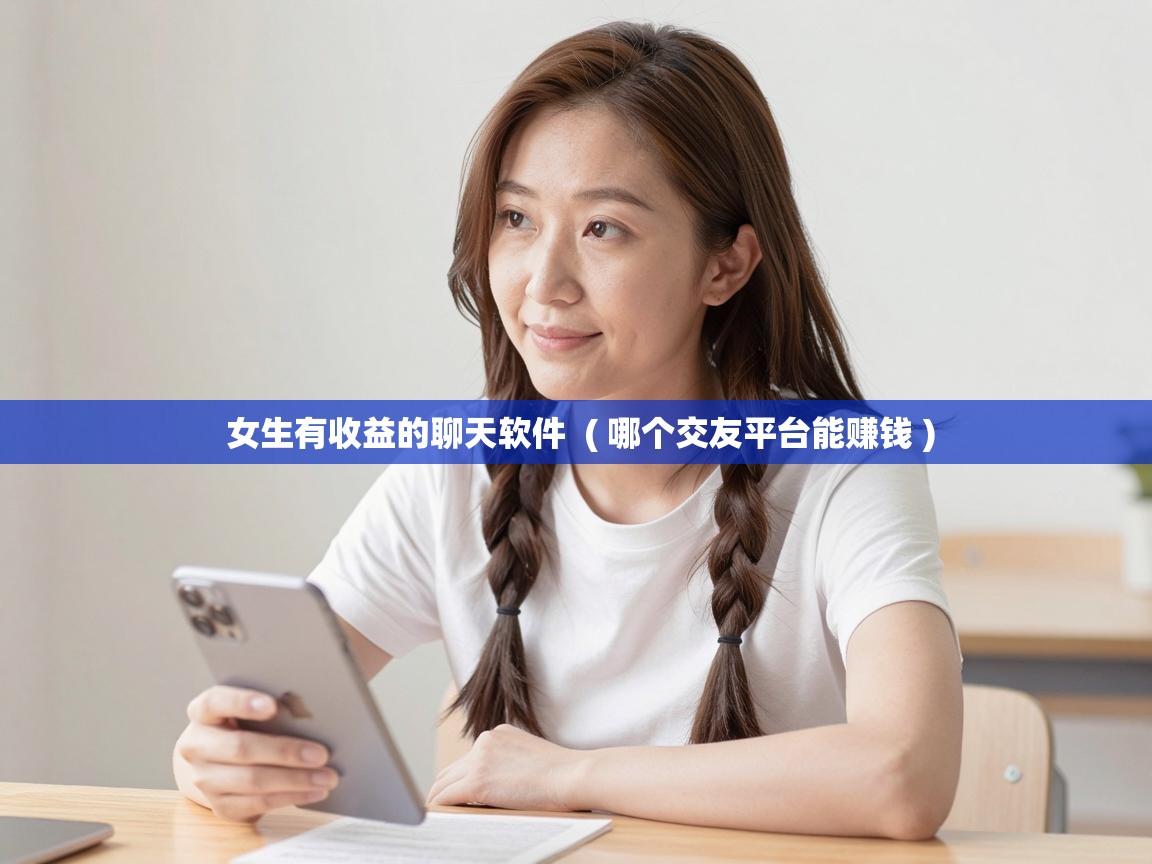  女生有收益的聊天软件  ( 哪个交友平台能赚钱 )
