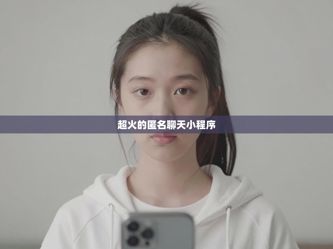  超火的匿名聊天小程序 