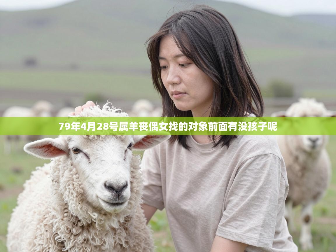  79年4月28号属羊丧偶女找的对象前面有没孩子呢 