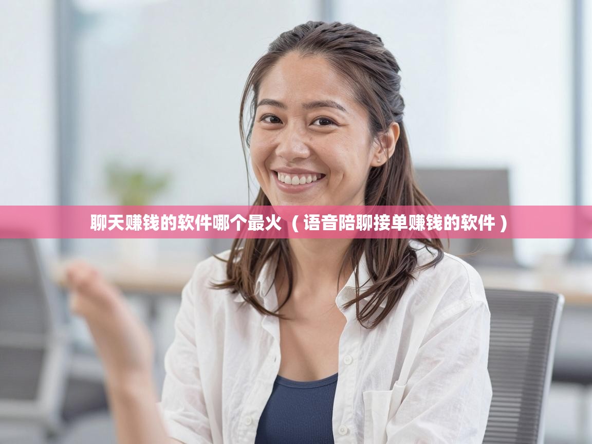  聊天赚钱的软件哪个最火  ( 语音陪聊接单赚钱的软件 )