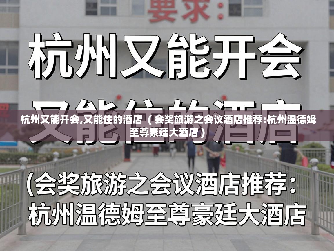  杭州又能开会,又能住的酒店  ( 会奖旅游之会议酒店推荐:杭州温德姆至尊豪廷大酒店 )