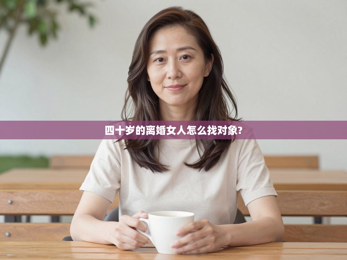  四十岁的离婚女人怎么找对象? 