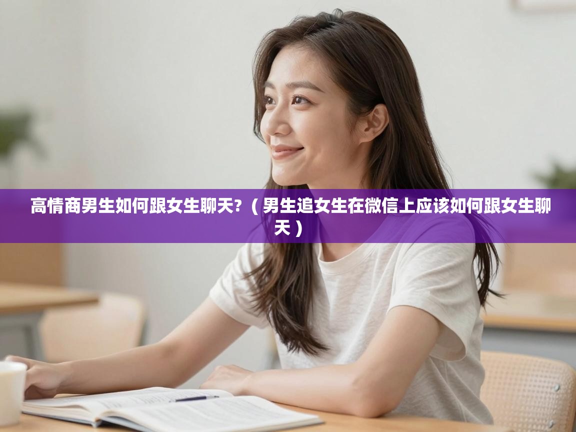  高情商男生如何跟女生聊天?  ( 男生追女生在微信上应该如何跟女生聊天 )