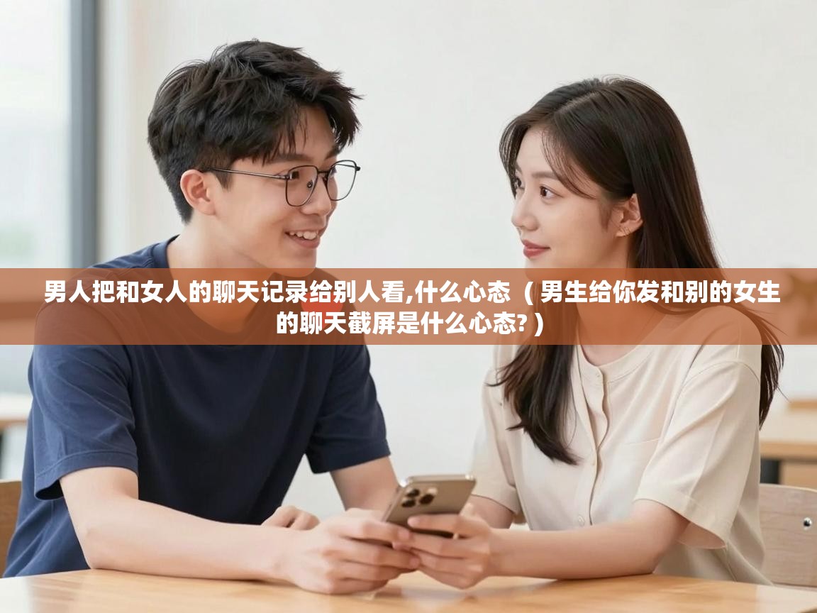  男人把和女人的聊天记录给别人看,什么心态  ( 男生给你发和别的女生的聊天截屏是什么心态? )