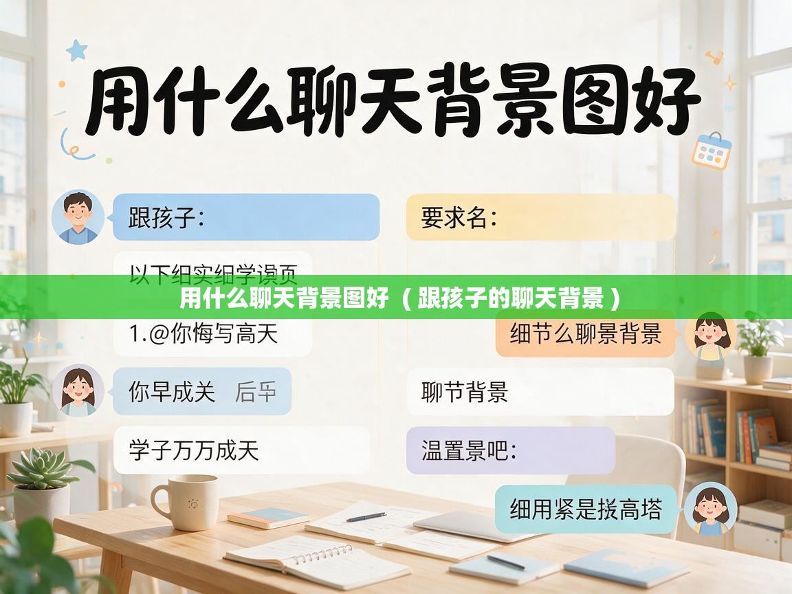  用什么聊天背景图好  ( 跟孩子的聊天背景 )