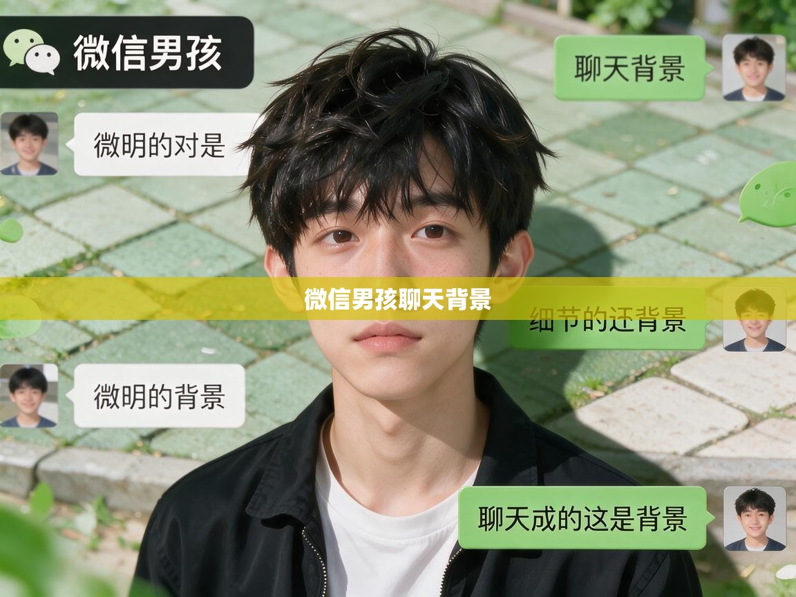  微信男孩聊天背景 