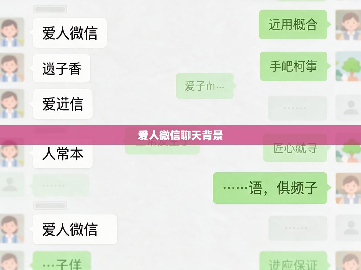  爱人微信聊天背景 