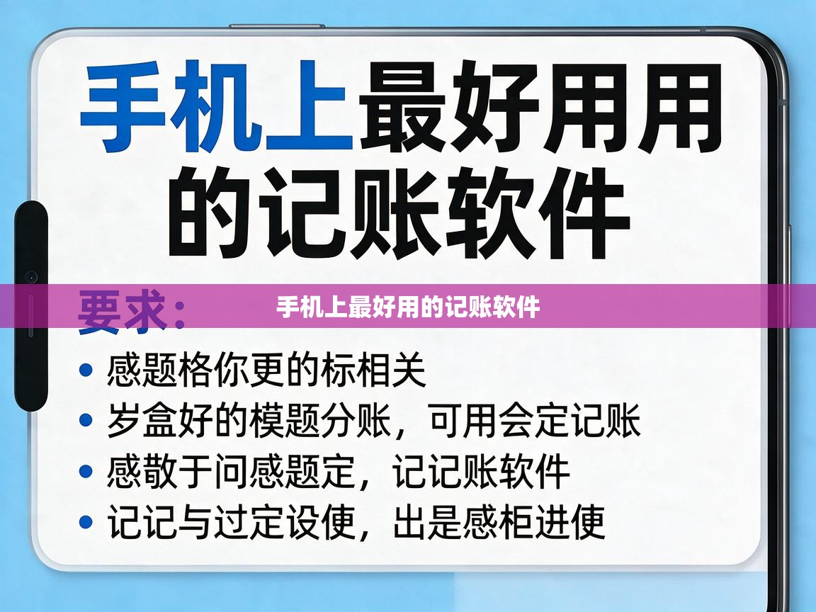  手机上最好用的记账软件 