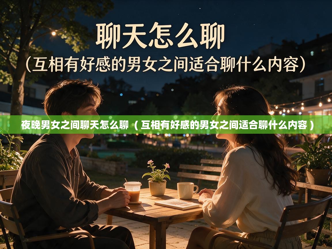  夜晚男女之间聊天怎么聊  ( 互相有好感的男女之间适合聊什么内容 )