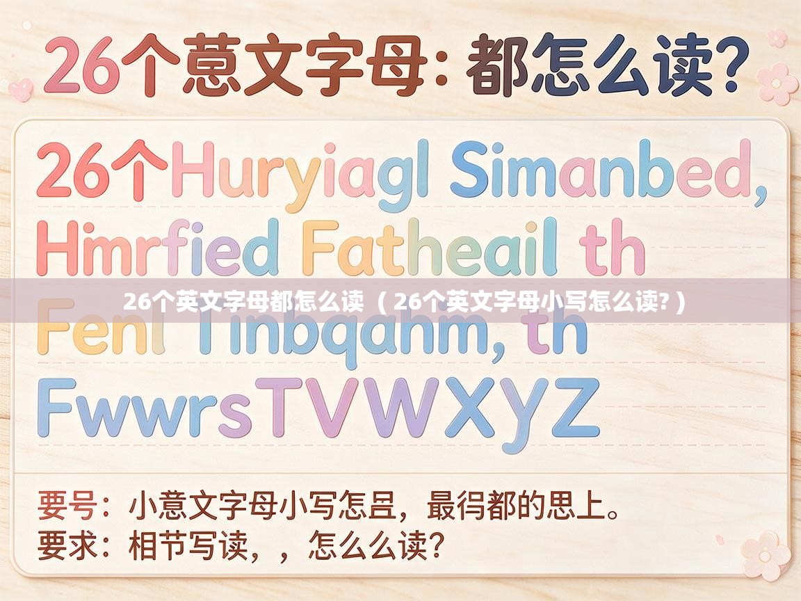  26个英文字母都怎么读  ( 26个英文字母小写怎么读? )