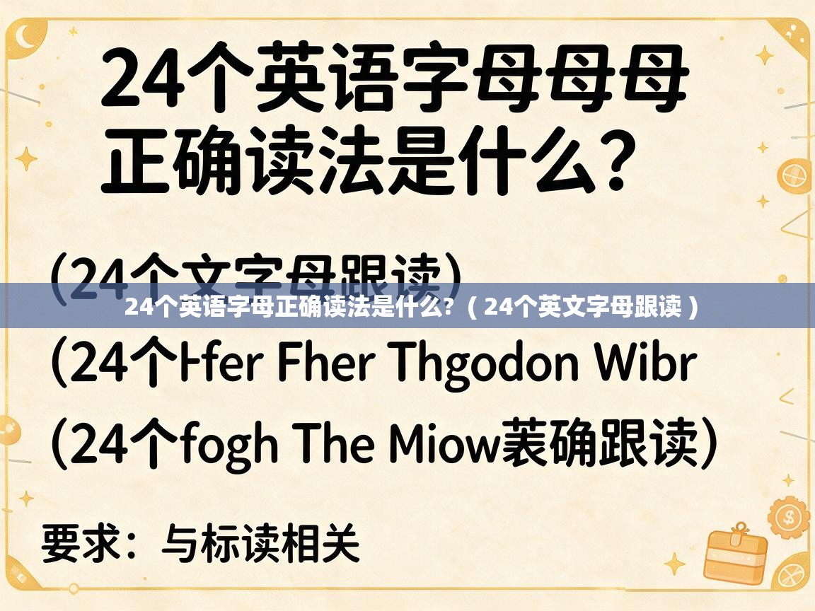  24个英语字母正确读法是什么?  ( 24个英文字母跟读 )