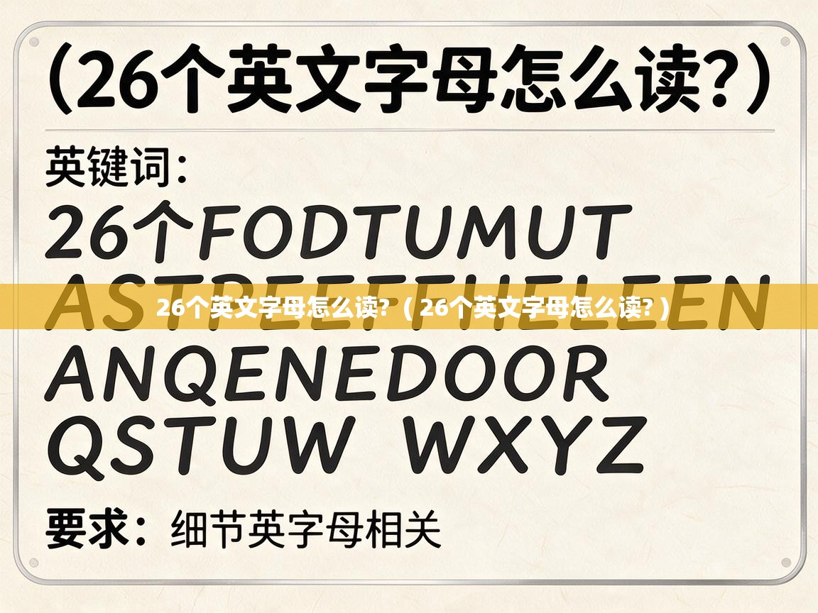  26个英文字母怎么读?  ( 26个英文字母怎么读? )