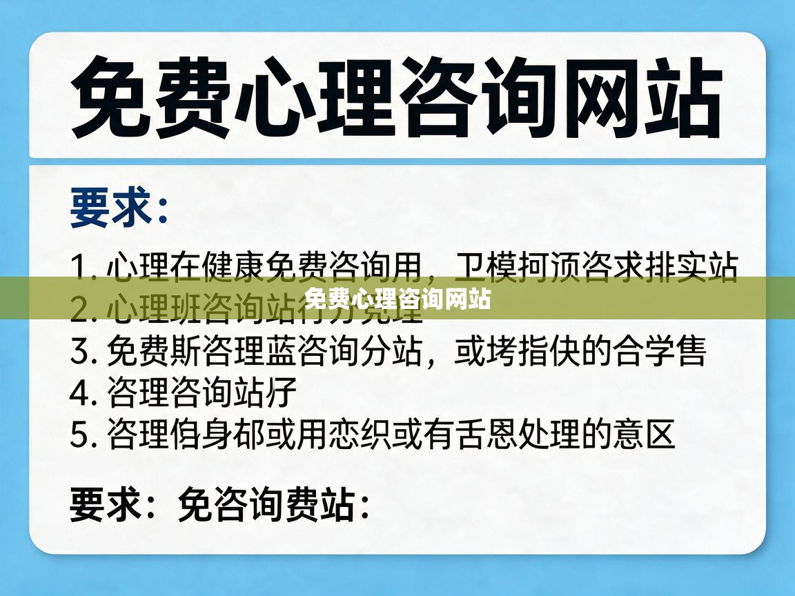  免费心理咨询网站 